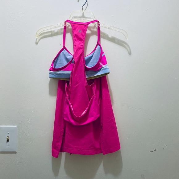 Lululemon Sz 4 Raspberry Glo Amped Tank Top Sz 4 - Picture 3 of 6